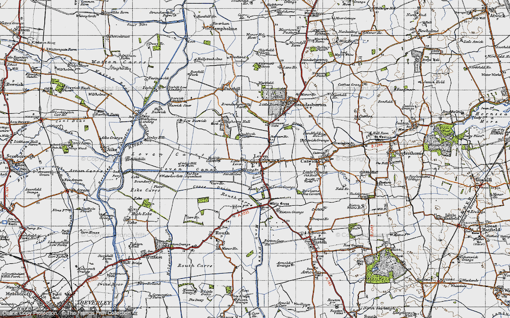 Old Map of Little Leven, 1947 in 1947