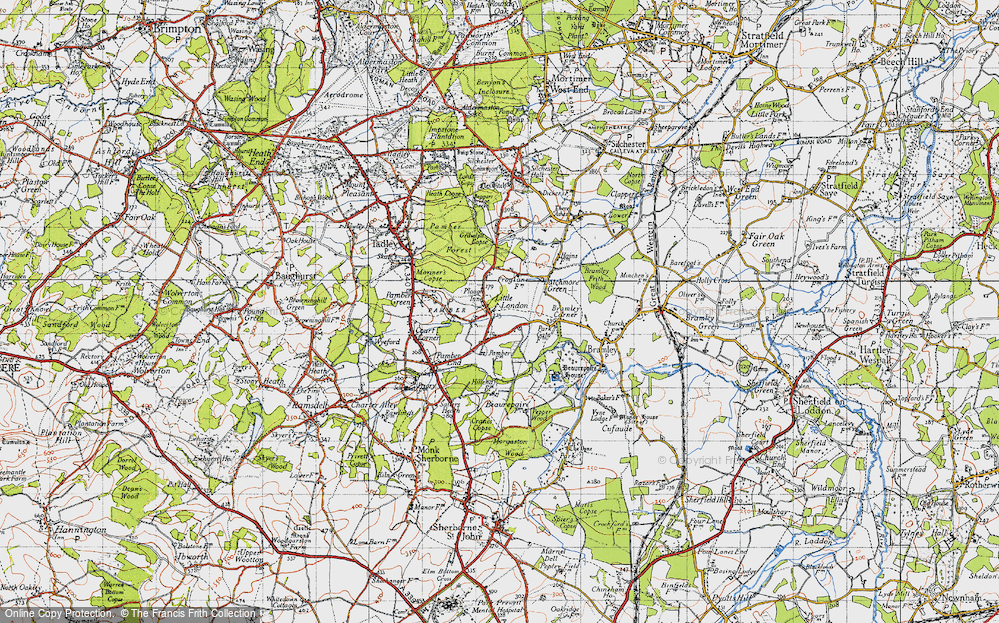 Old Map of Little London, 1945 in 1945