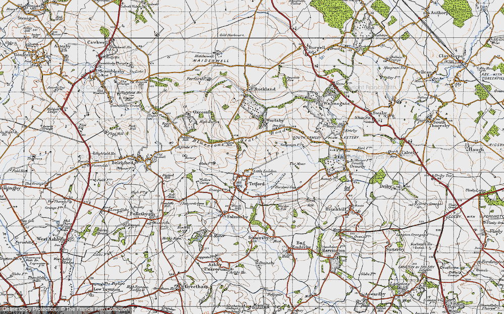 Old Map of Little London, 1946 in 1946