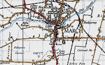 Old map of Little London in 1946