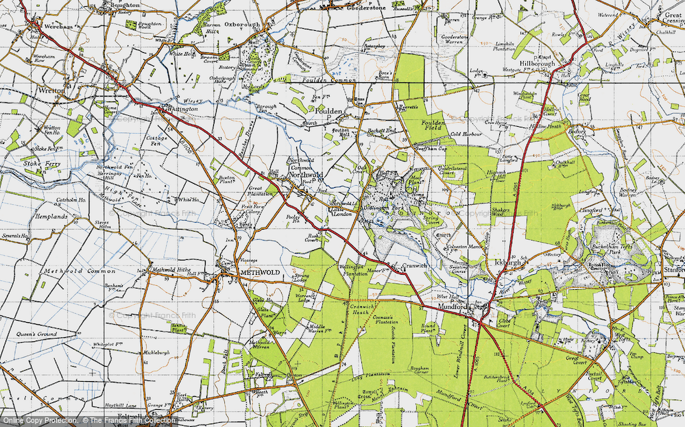 Old Map of Little London, 1946 in 1946