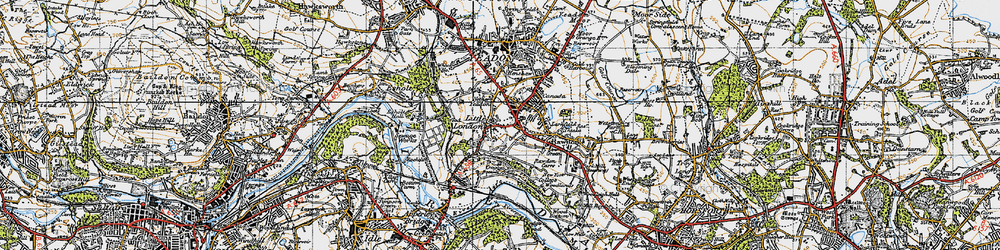 Old map of Little London in 1947