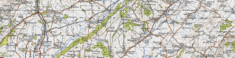 Old map of Little London in 1947