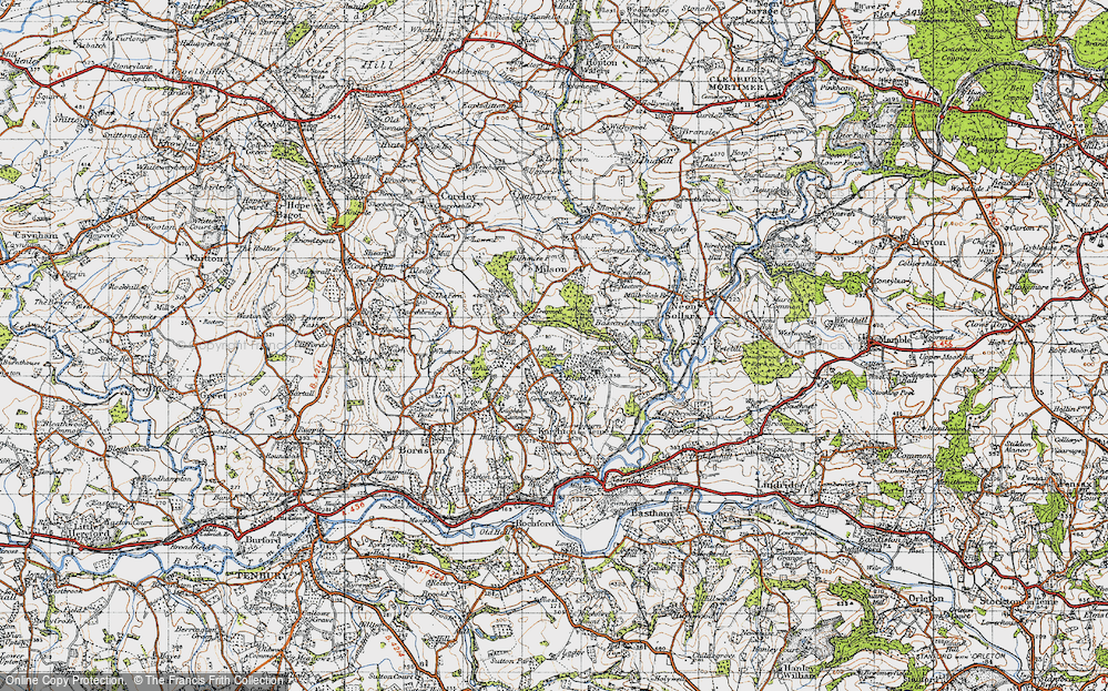 Old Map of Little London, 1947 in 1947