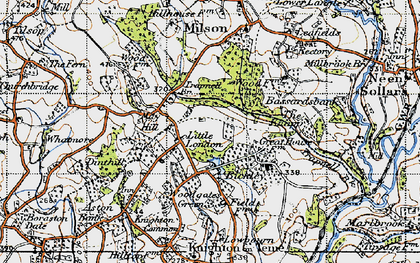 Old map of Little London in 1947