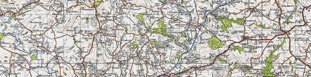 Old map of Little London in 1947