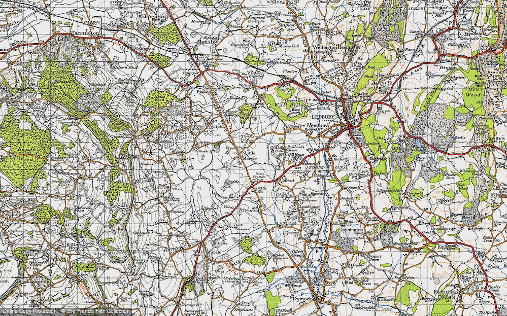 Old Map of Little Marcle, 1947 in 1947