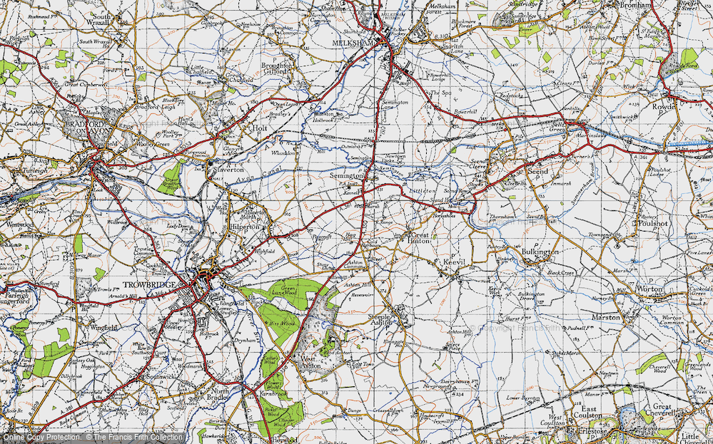Old Map of Little Marsh, 1940 in 1940