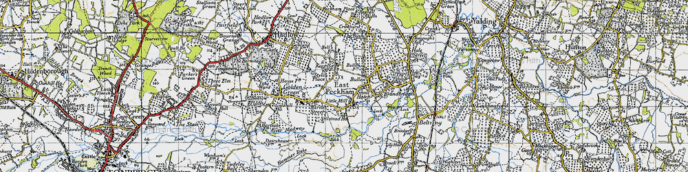 Old map of Little Mill in 1946