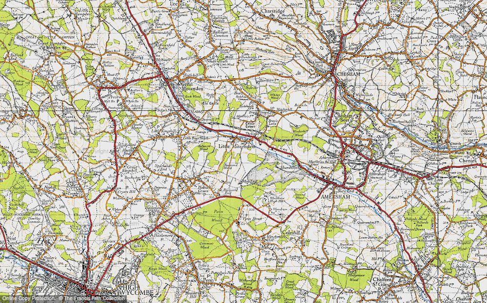 Old Map of Little Missenden, 1946 in 1946