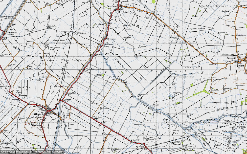 Old Map of Little Ouse, 1946 in 1946
