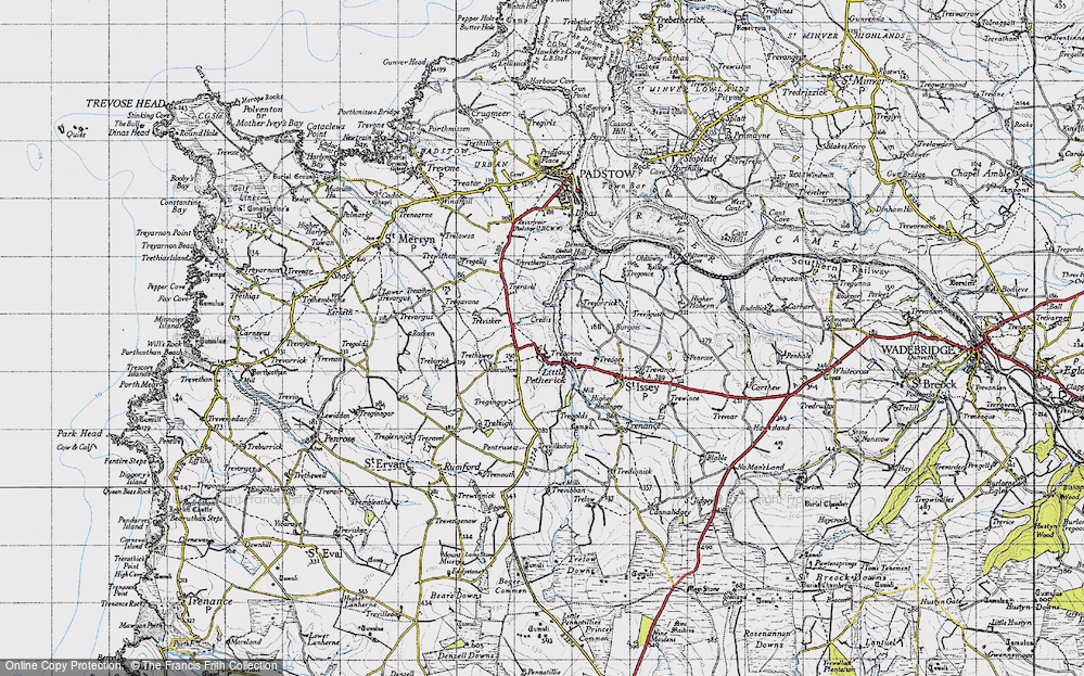 Old Map of Little Petherick, 1946 in 1946