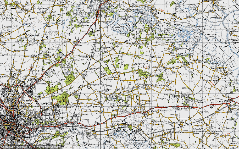 Little Plumstead, 1945