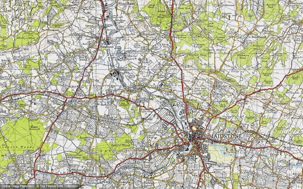 Old Map of Little Preston, 1946 in 1946