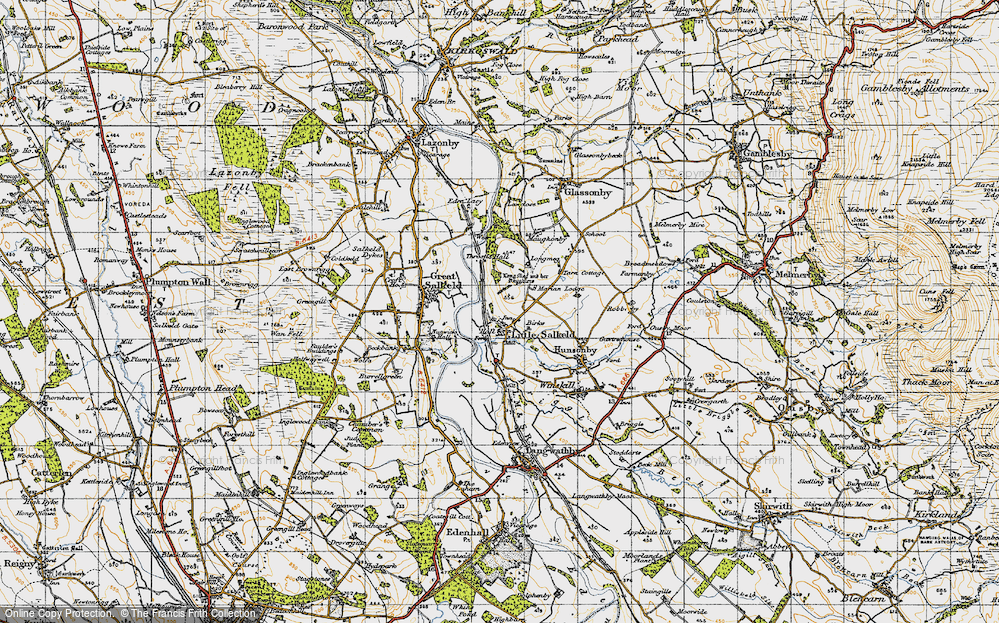 Old Map of Little Salkeld, 1947 in 1947