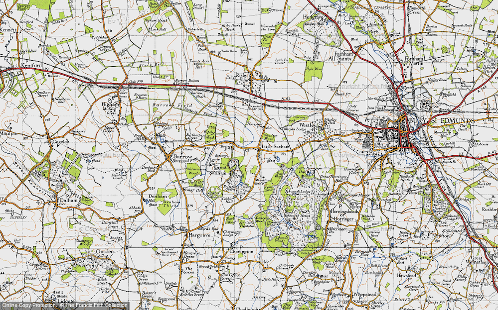 Little Saxham, 1946