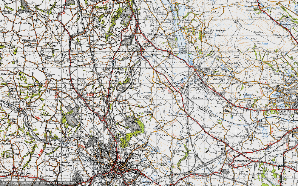 Old Map of Little Scotland, 1947 in 1947