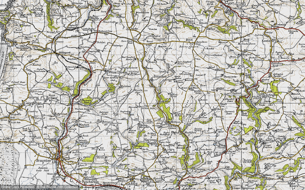 Old Map of Little Silver, 1946 in 1946