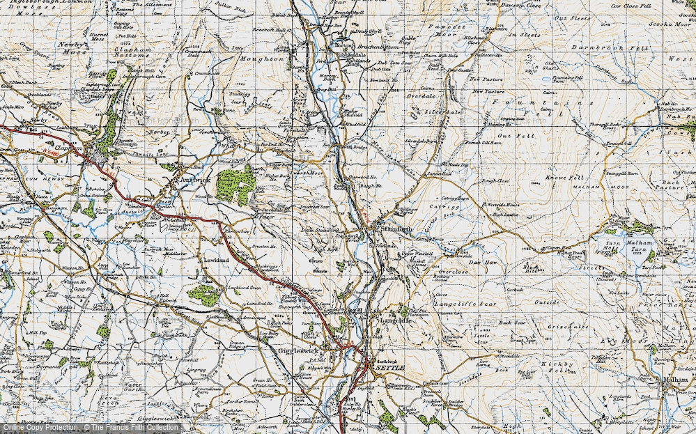 Old Map of Little Stainforth, 1947 in 1947