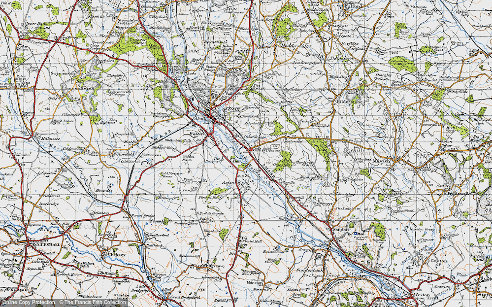 Old Map of Little Stoke, 1946 in 1946