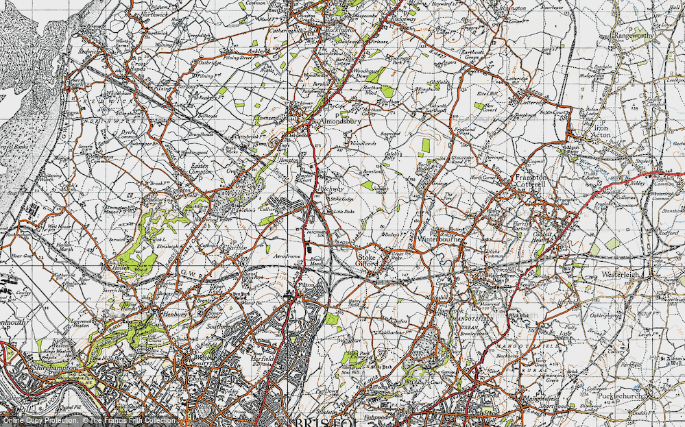 Old Map of Little Stoke, 1946 in 1946