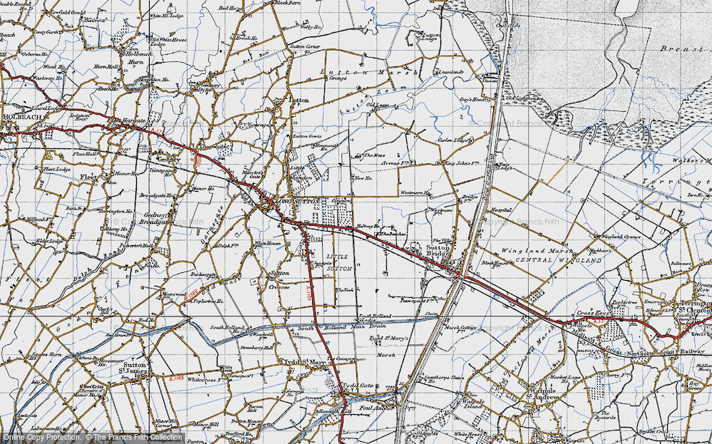 Old Map of Little Sutton, 1946 in 1946
