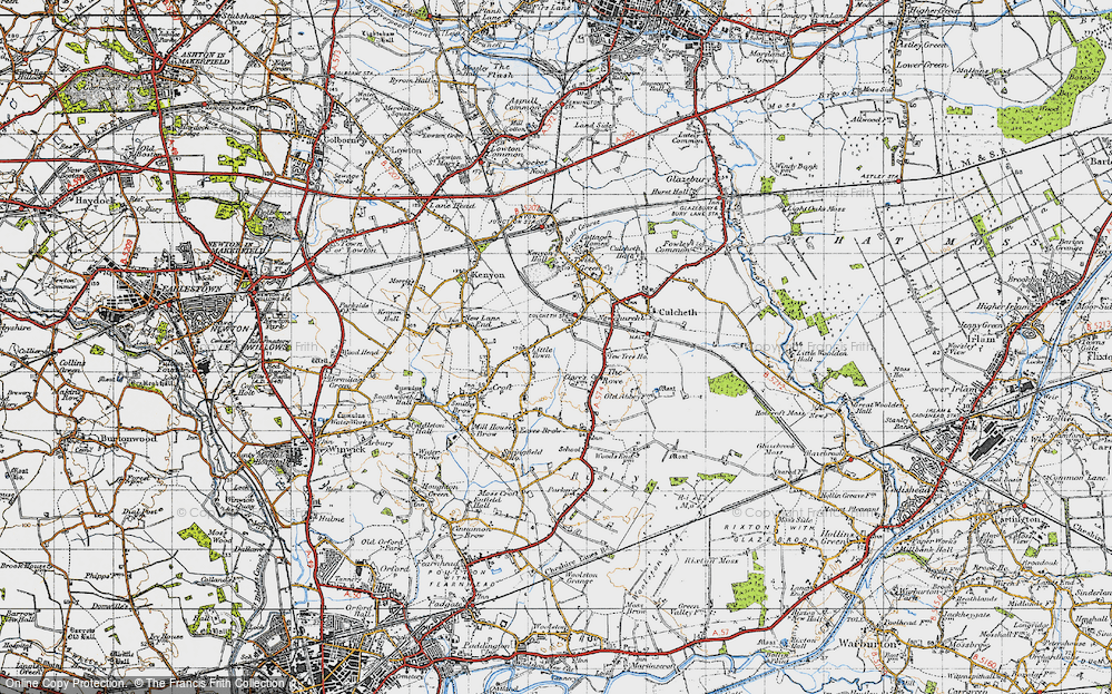 Old Map of Little Town, 1947 in 1947