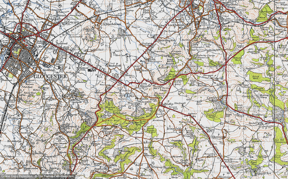 Old Map of Little Witcombe, 1946 in 1946