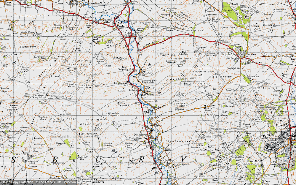 Old Map of Littlecott, 1940 in 1940