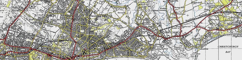 Old map of Littledown in 1940
