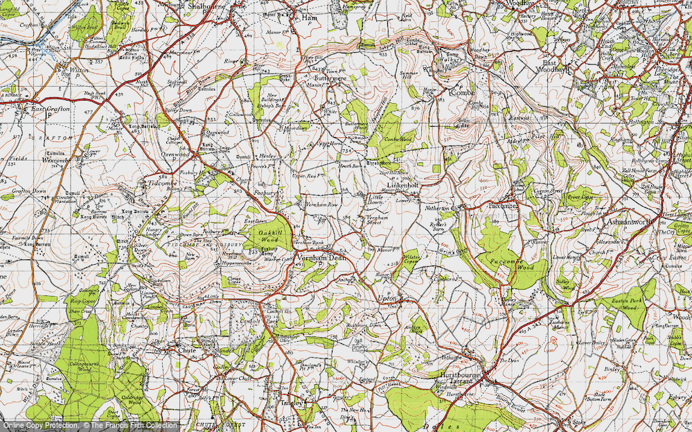 Old Map of Littledown, 1945 in 1945