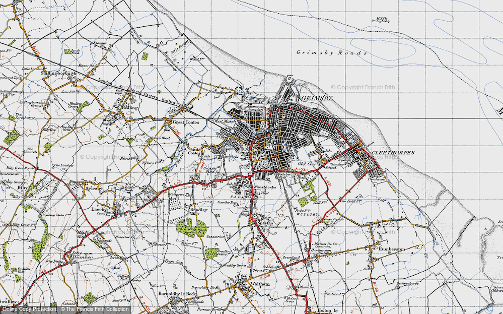 Old Map of Littlefield, 1946 in 1946