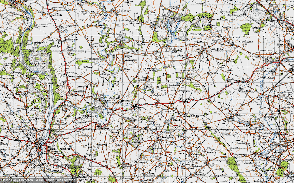 Old Map of Littlegain, 1946 in 1946