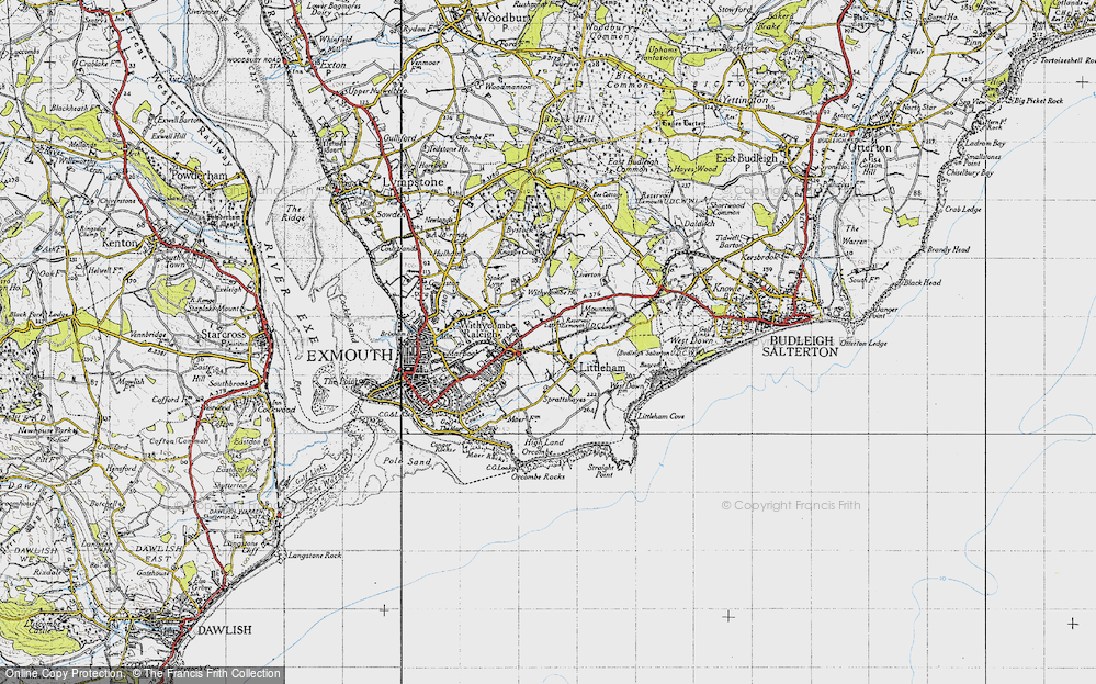 Old Map of Littleham, 1946 in 1946