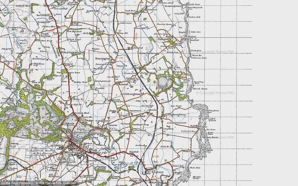 Old Map of Littlehoughton, 1947 in 1947