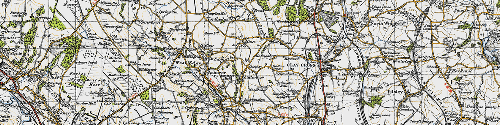 Old map of Littlemoor in 1947