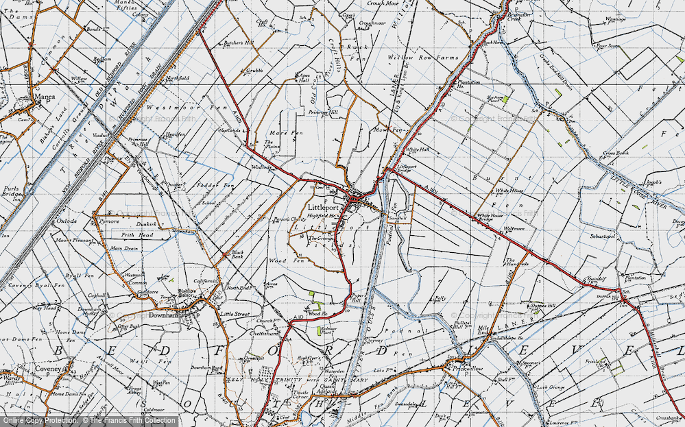 Old Map of Littleport, 1946 in 1946