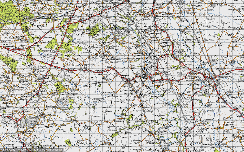 Old Map of Littler, 1947 in 1947