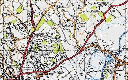Old map of Littlestead Green in 1947