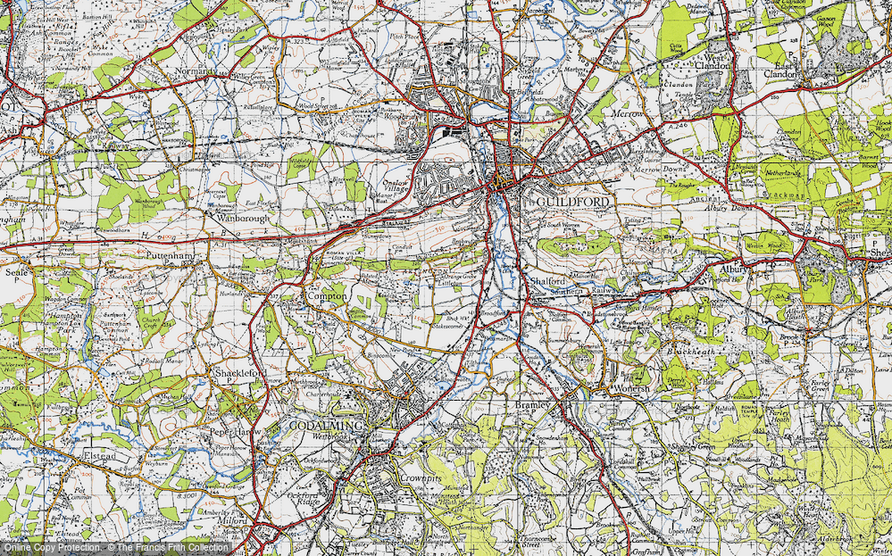 Old Map of Littleton, 1940 in 1940