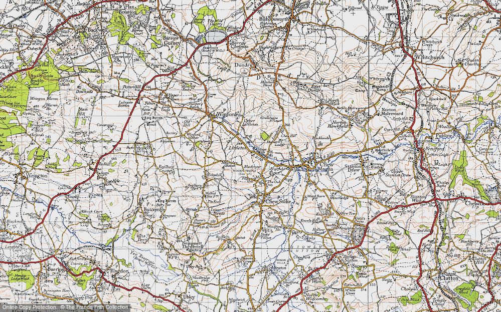 Old Map of Littleton, 1946 in 1946