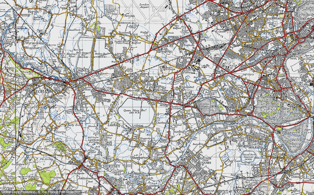 Old Map of Littleton Common, 1940 in 1940