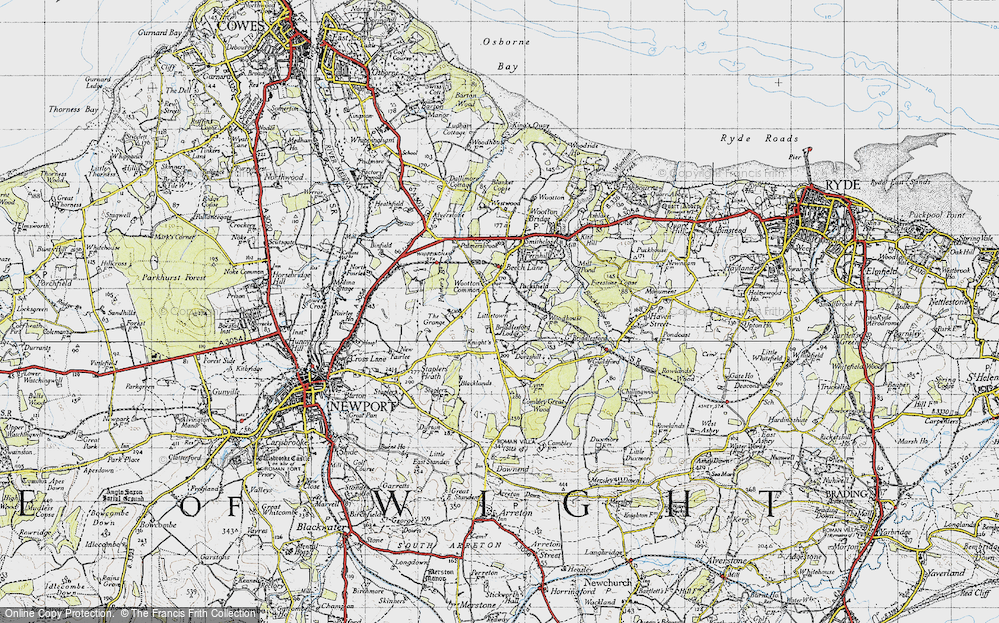 Old Map of Littletown, 1945 in 1945