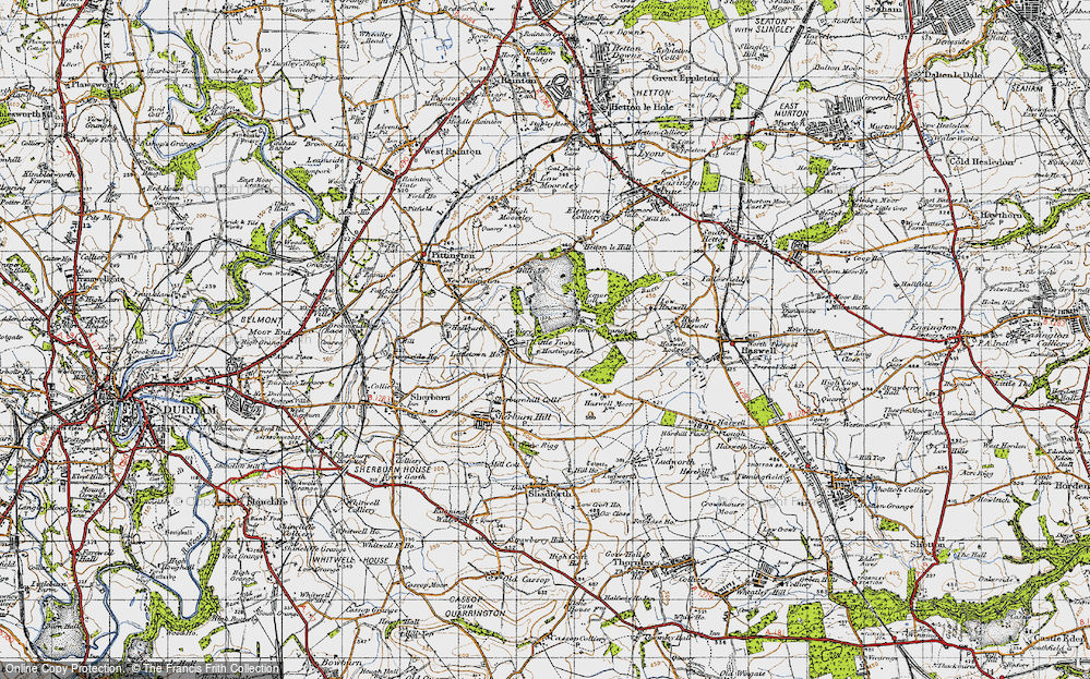 Old Map of Littletown, 1947 in 1947