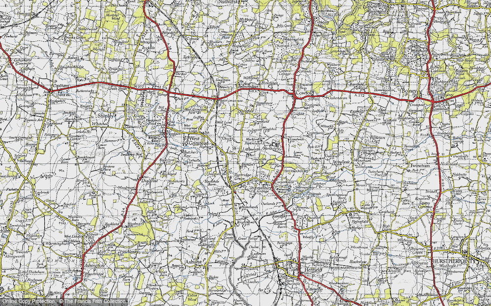 Old Map of Littleworth, 1940 in 1940
