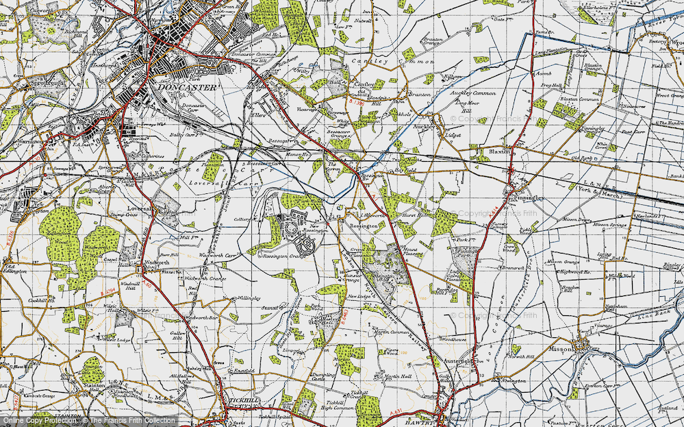 Old Map of Littleworth, 1947 in 1947