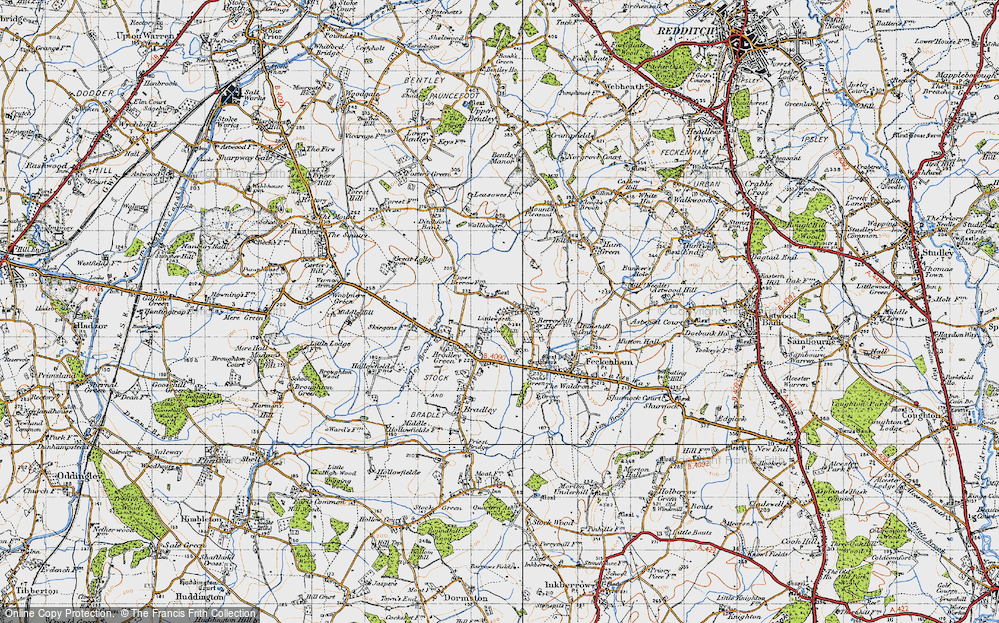 Old Map of Littleworth, 1947 in 1947