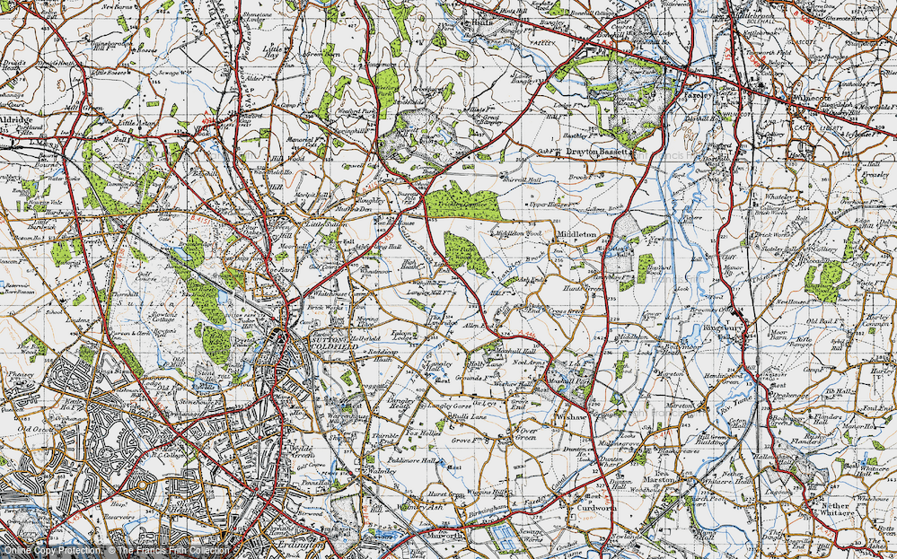 Old Map of Littleworth End, 1946 in 1946