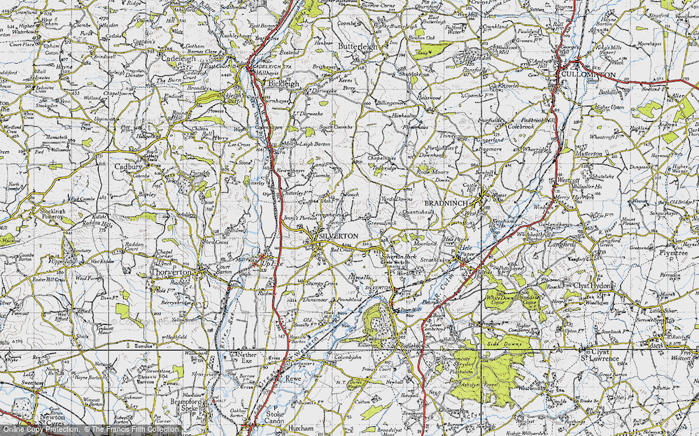 Old Map of Livingshayes, 1946 in 1946