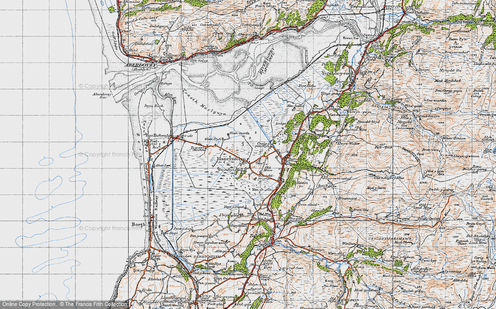 Old Map of Llancynfelyn, 1947 in 1947
